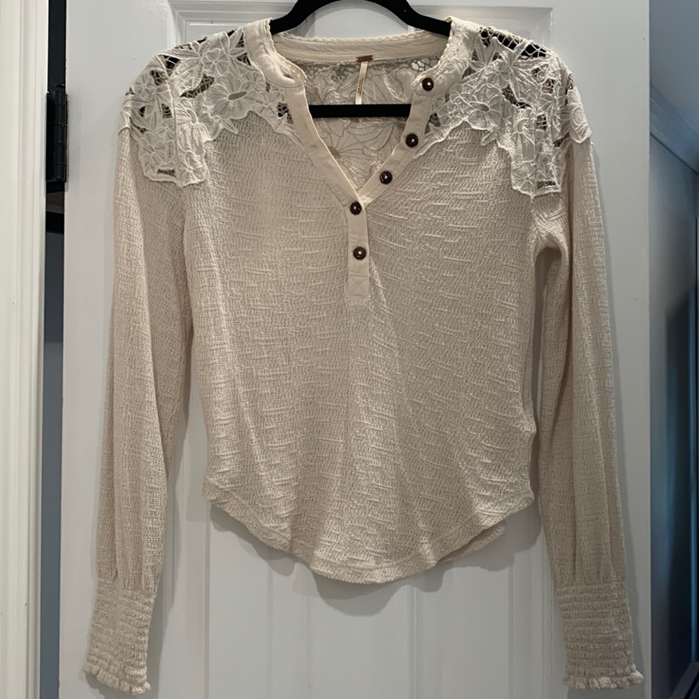 Free people long sleeve shirt